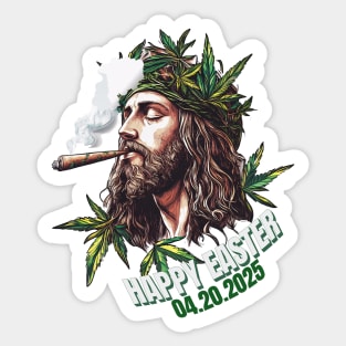 Easter 420 Jesus Sticker